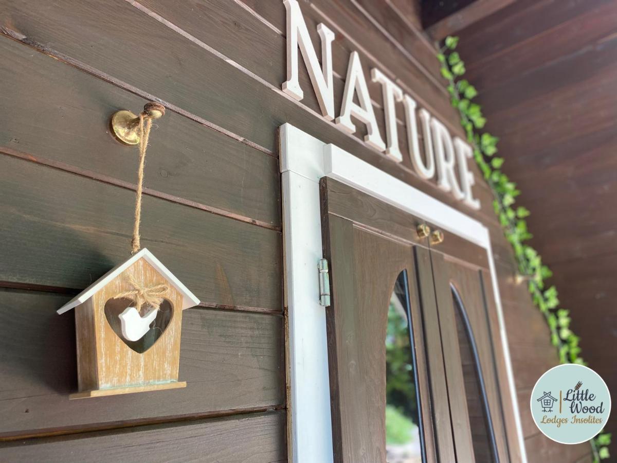 Little Wood Lodges Insolites Bailly-aux-Forges المظهر الخارجي الصورة