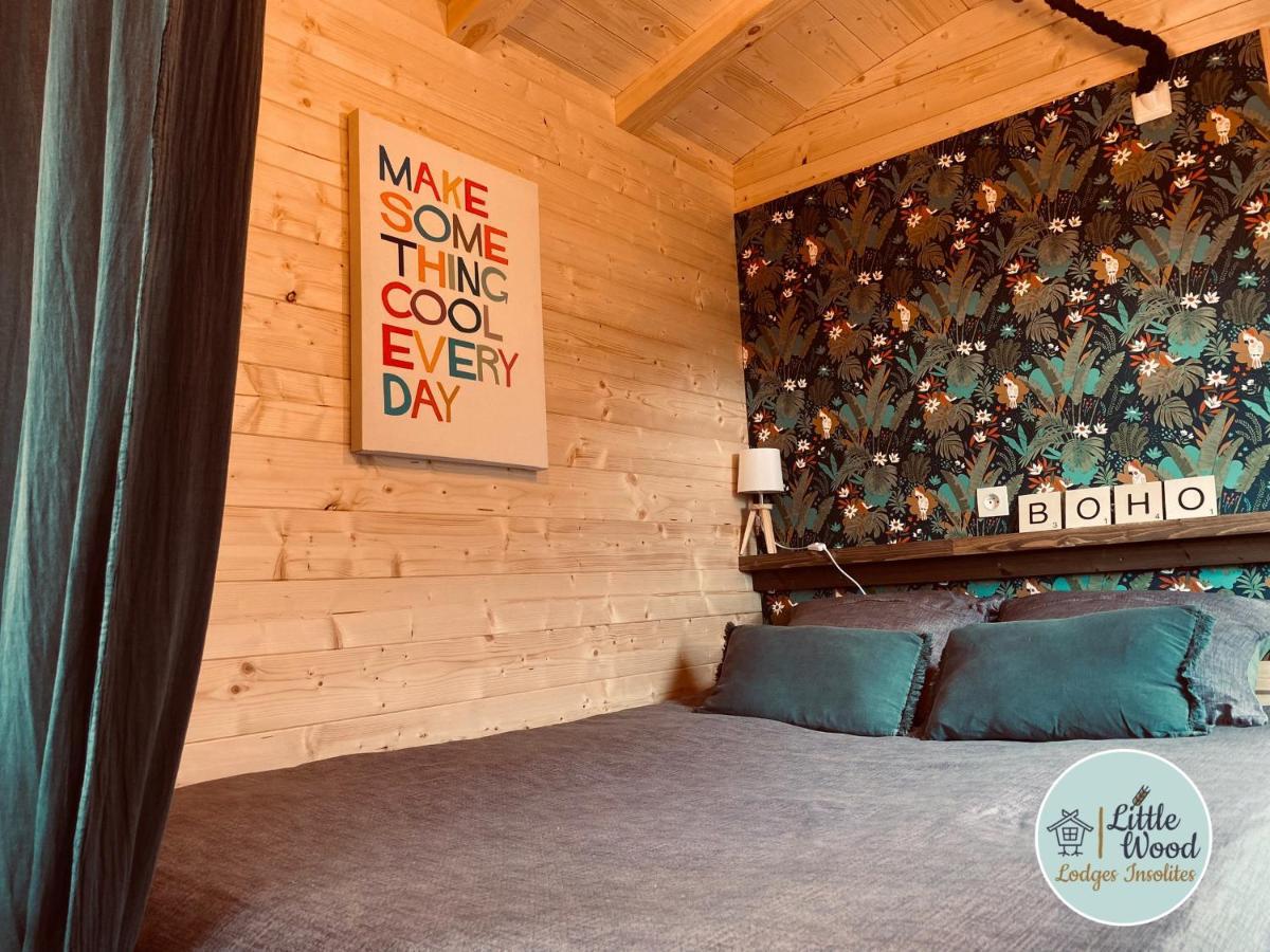 Little Wood Lodges Insolites Bailly-aux-Forges المظهر الخارجي الصورة