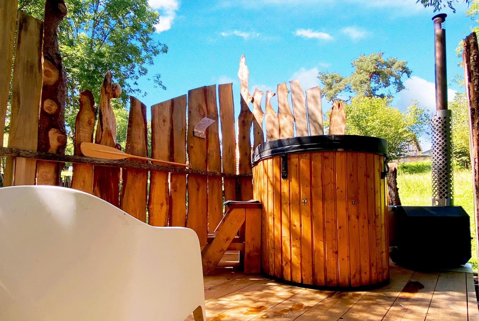 Little Wood Lodges Insolites Bailly-aux-Forges المظهر الخارجي الصورة