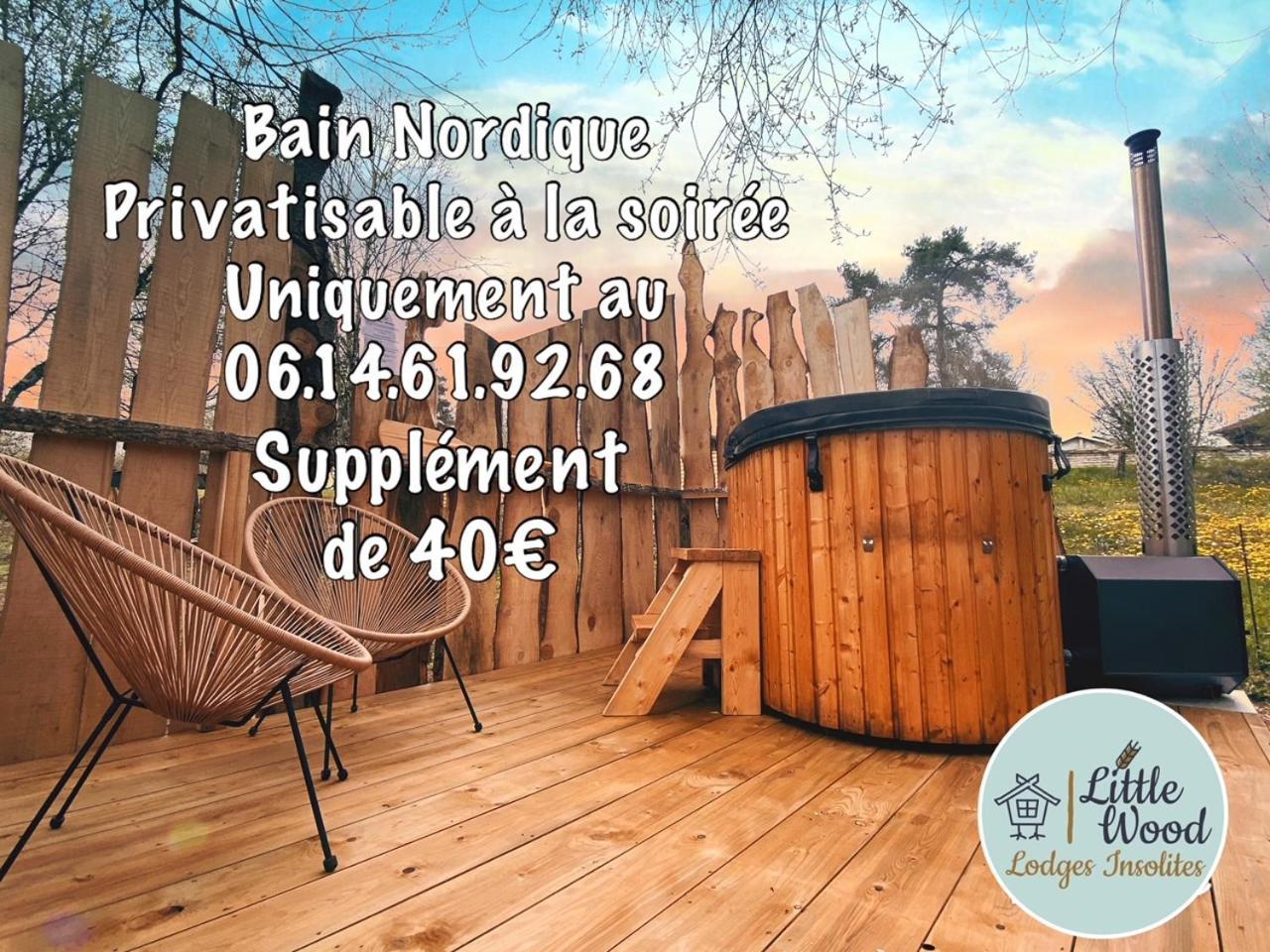 Little Wood Lodges Insolites Bailly-aux-Forges المظهر الخارجي الصورة
